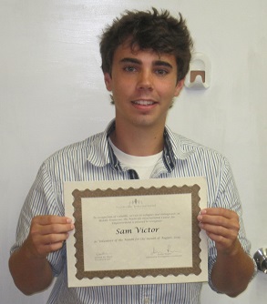 August 2013 Volunteer of the Month: Sam Victor